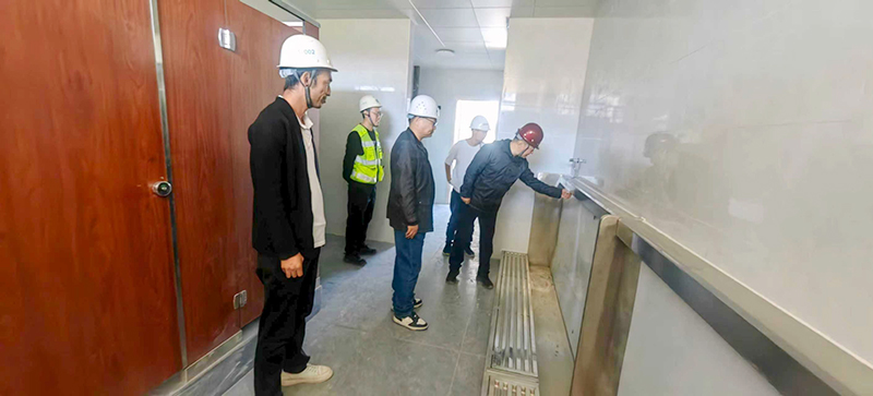 鄭州市建設(shè)投資集團(tuán)有限公司 第六十七高級中學(xué)項(xiàng)目部國慶、中秋安全生產(chǎn)檢查簡報(bào)